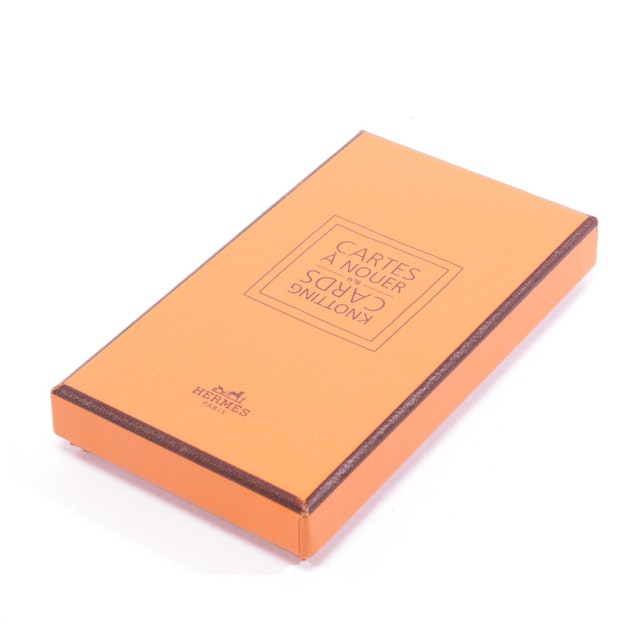 Image 1 of Knotting Cards from Hermès in Orange and White | Vite EnVogue