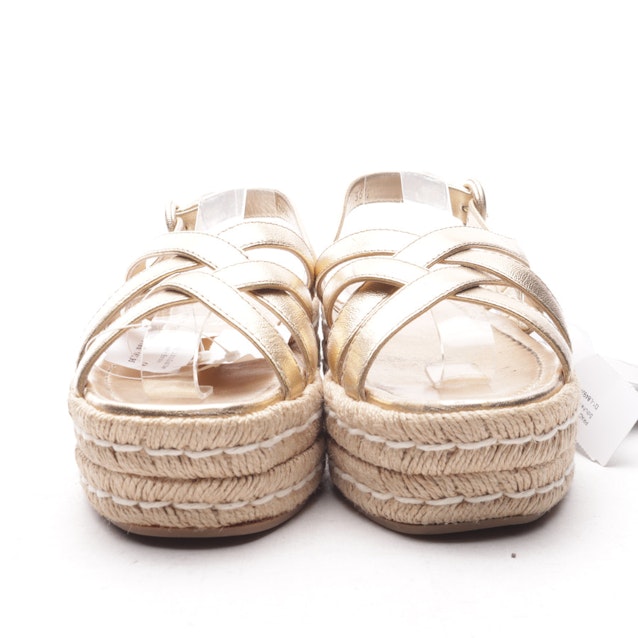 Sandaletten von Prada in Gold Gr. 36,5 EUR | Vite EnVogue