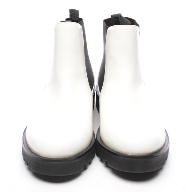 Chelsea Boots von Twin Set in Weiß und Schwarz Gr. 38 EUR Neu | Vite EnVogue