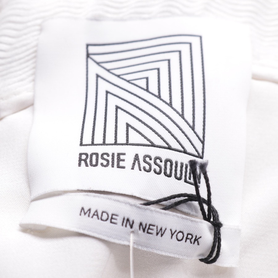 Bluse von Rosie Assoulin in Wollweiß Gr. 38 US 8