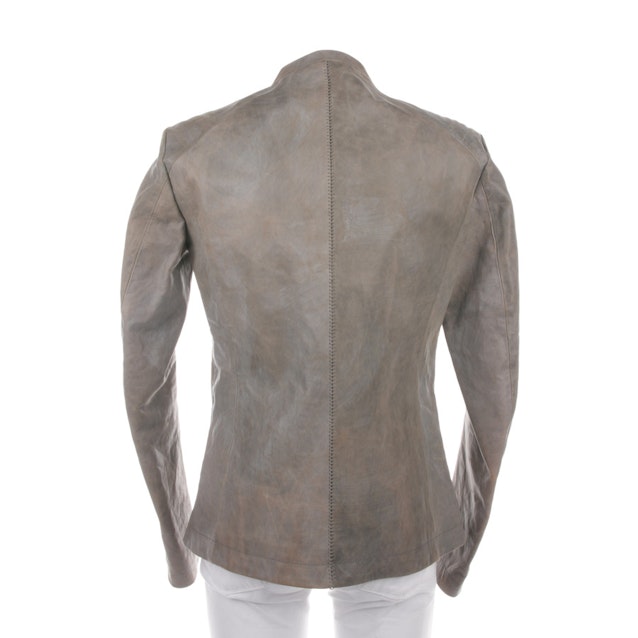 Leather Jacket from 10Sei0Otto in Gray size M New | Vite EnVogue