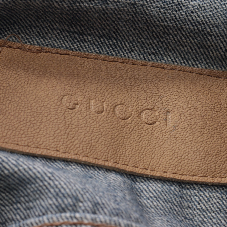 Jeansjacke von Gucci in Stahlblau Gr. 46