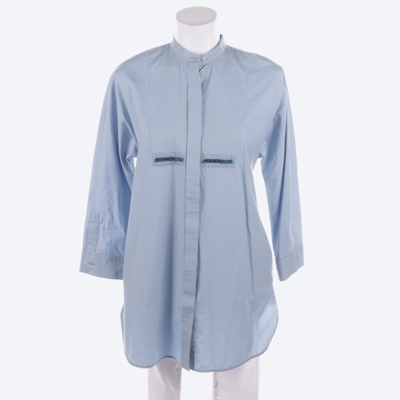 Image 1 of Shirt Blouse from Max Mara in Steelblue size M | Vite EnVogue