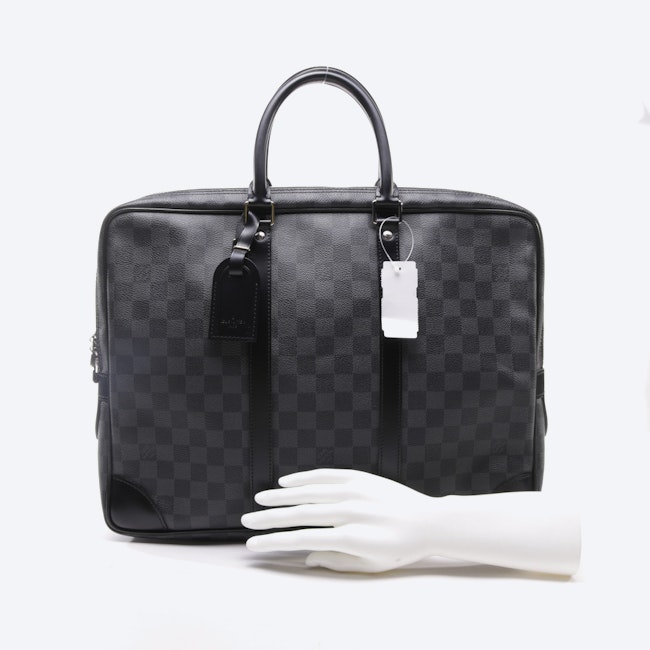 Louis Vuitton Laptoptasche in Grau