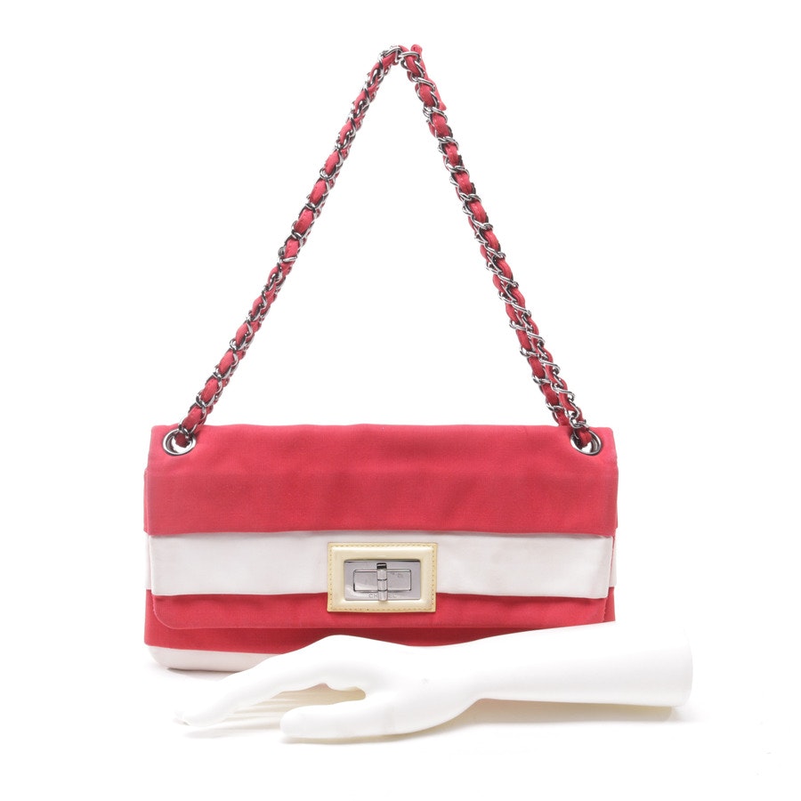 Shoulder Bag from Chanel in Red and Ivory