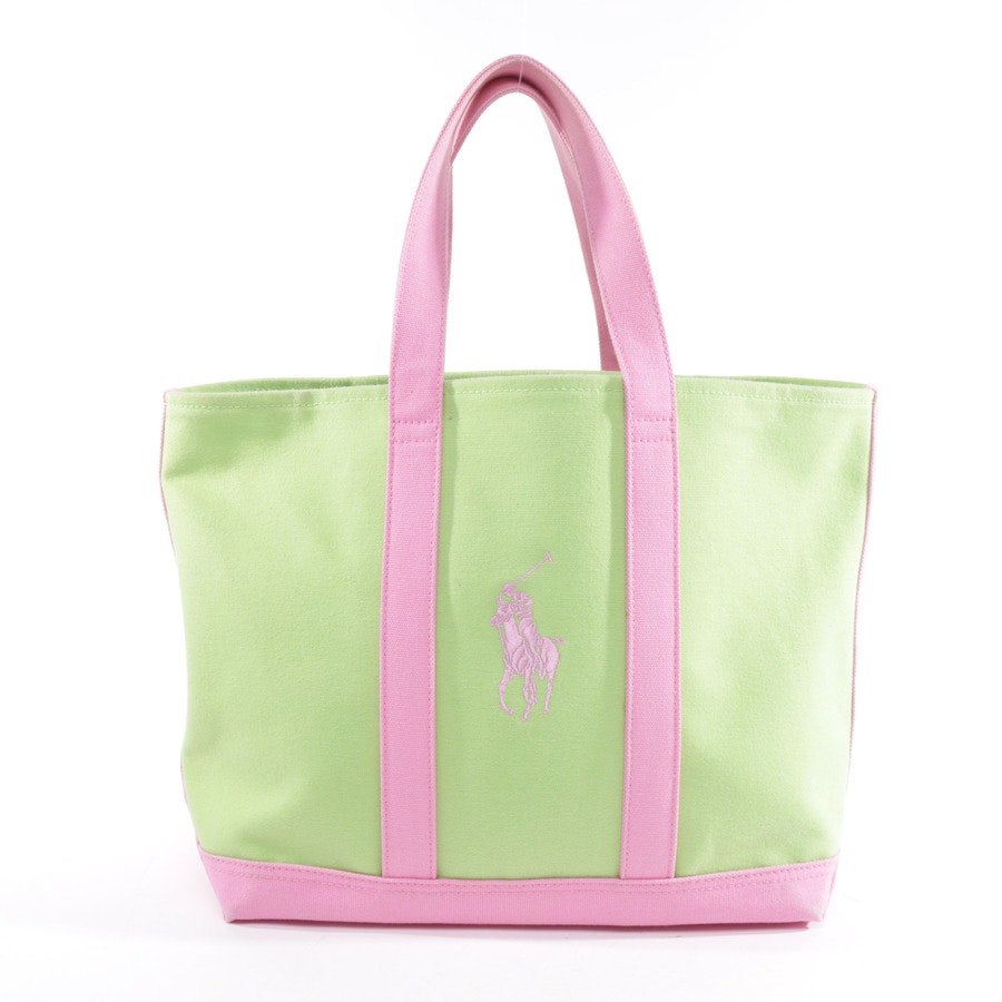Handtasche von Lauren Ralph Lauren in Grün und Rosa