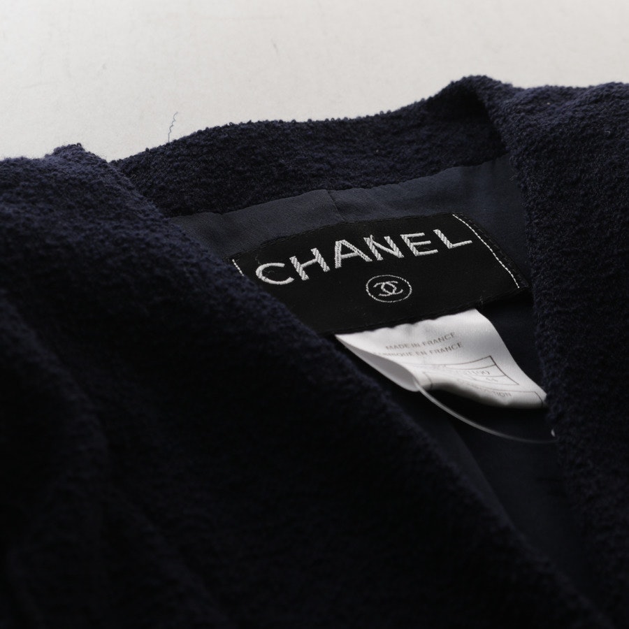 Between-seasons Coat from Chanel in Navy size 42 FR 44