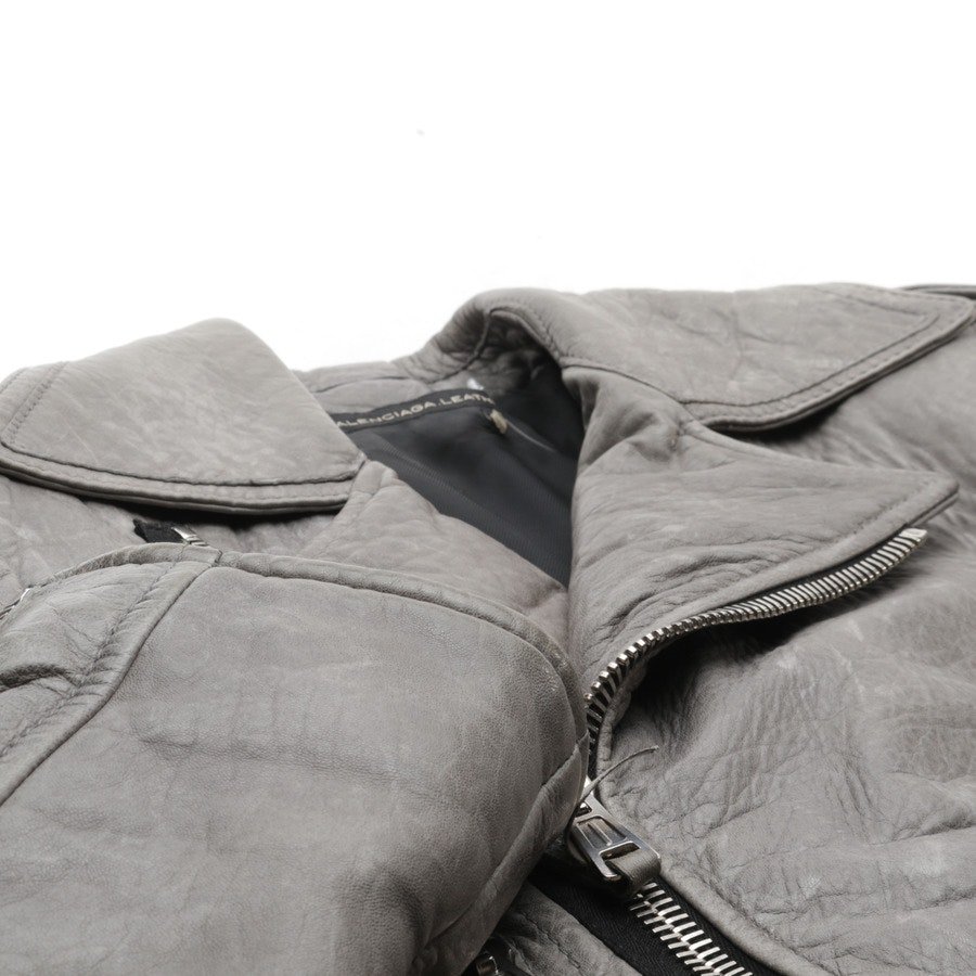 LeatherJacket from Balenciaga in Gray size 38 FR 40