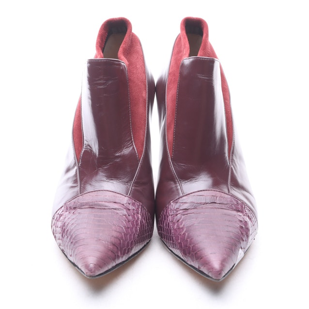 Ankle Boots von Max Mara in Dunkelrot Gr. 39 EUR | Vite EnVogue
