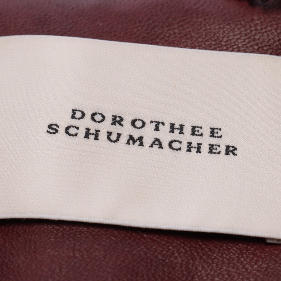 Lederjacke von Dorothee Schumacher in Bordeaux Gr. 36 / 2