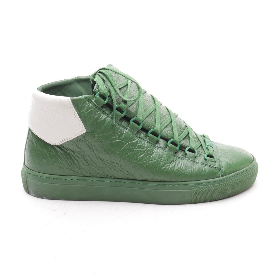 Balenciaga Arena Leather Sneakers in Green for Men  Lyst