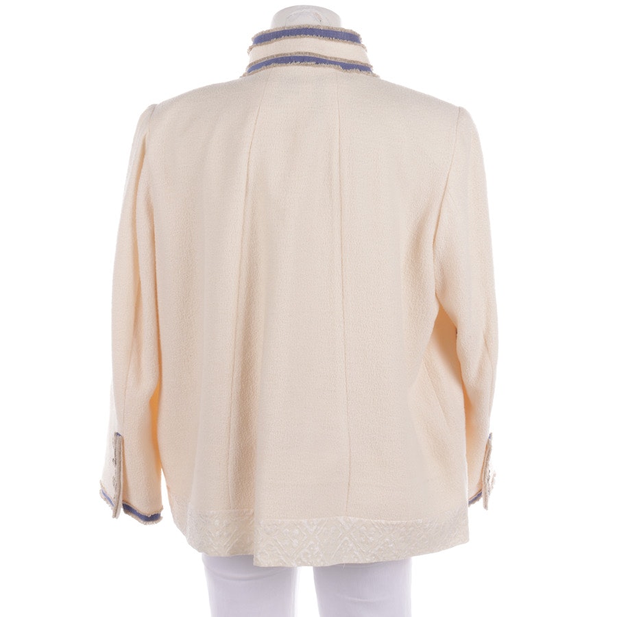Blazer from Chanel in Ivory and Royalblue size 42 FR 44