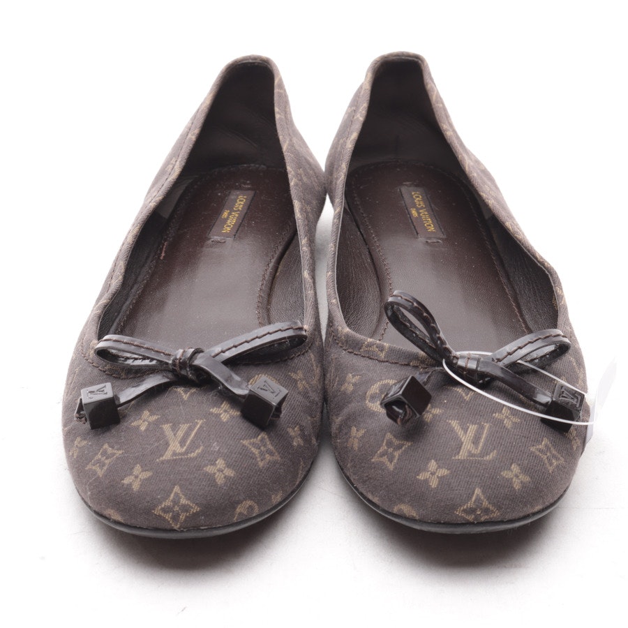 Ballet Flats from Louis Vuitton in Brown size 38 EUR