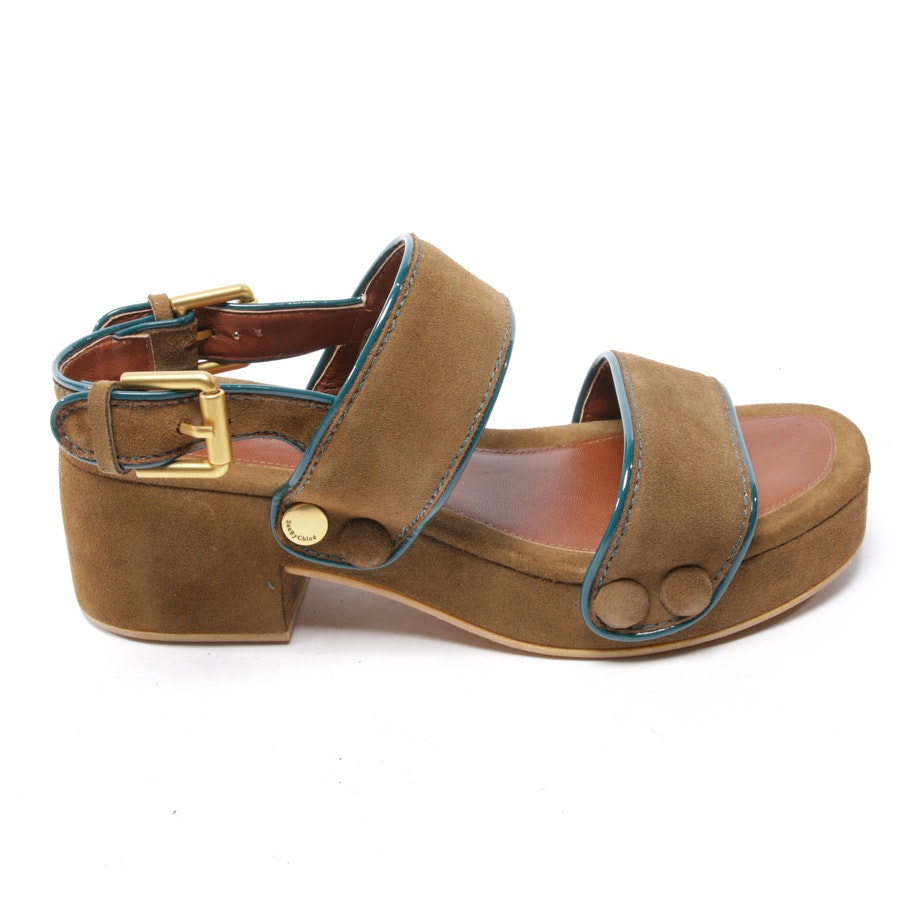 Heeled Sandals from See by Chloé in Brown size 39 EUR