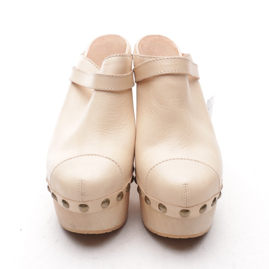 Heeled Mules from Chanel in Beige size 39 EUR