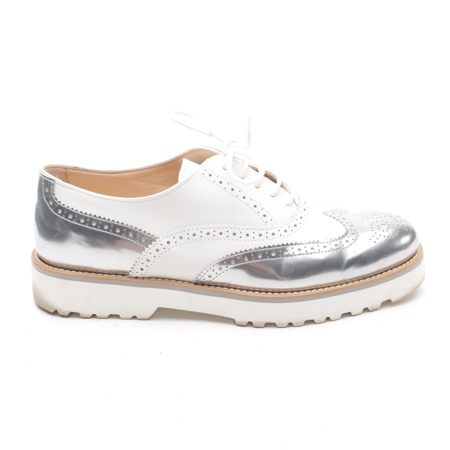 Lace-Up Shoes from Hogan in White and Silver size 38 EUR
