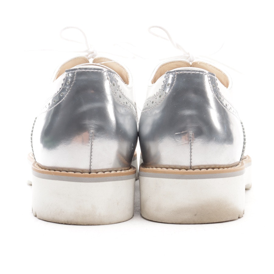 Lace-Up Shoes from Hogan in White and Silver size 38 EUR