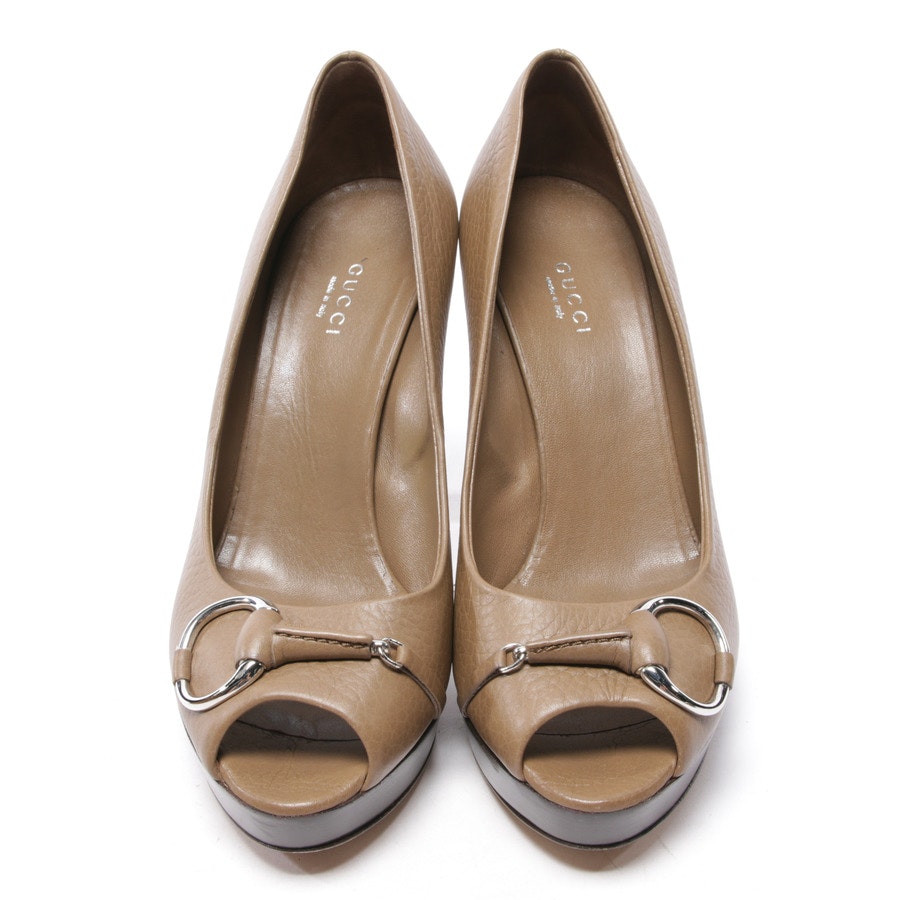 Peep Toes from Gucci in Brown size 38,5 EUR New