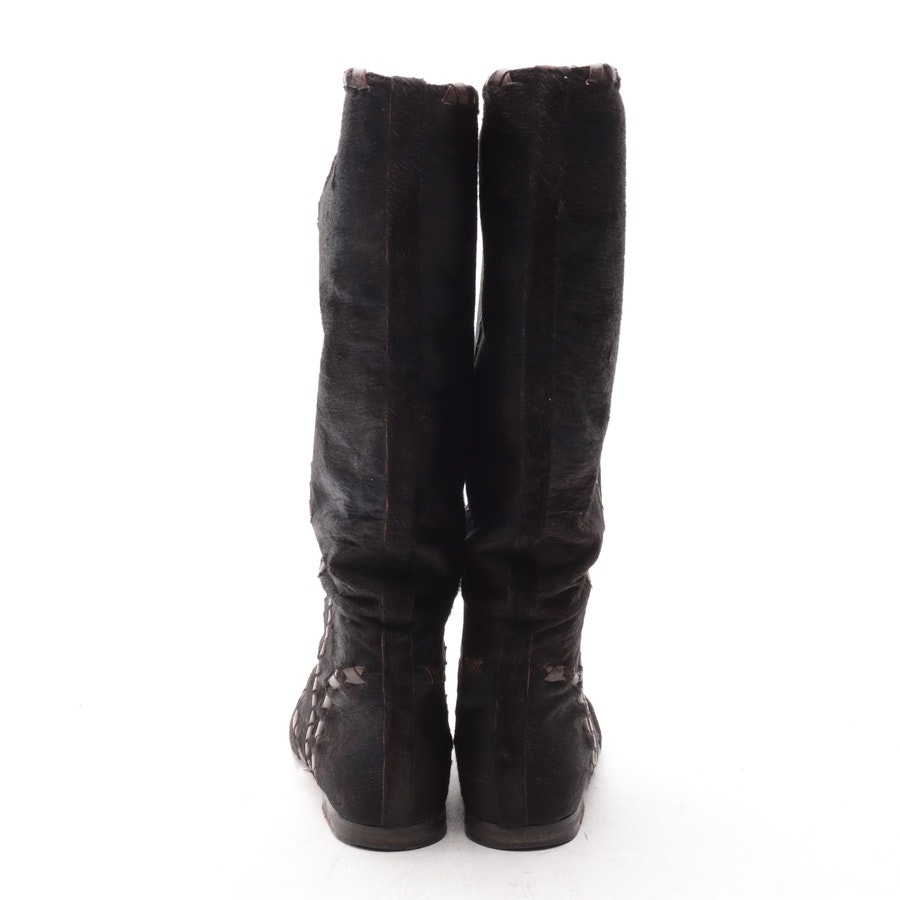 Boots from Gucci in Dark brown and Black size 41 EUR