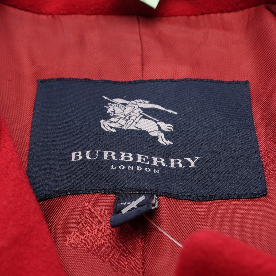 Between-seasons Coat from Burberry London in Red size 42 UK 16