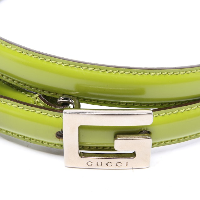 Belt from Gucci in Green size 85 cm | Vite EnVogue