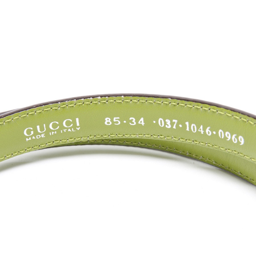 Belt from Gucci in Green size 85 cm