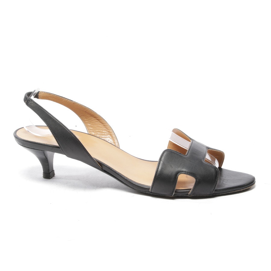 Heeled Sandals from Hermès in Black size 39,5 EUR