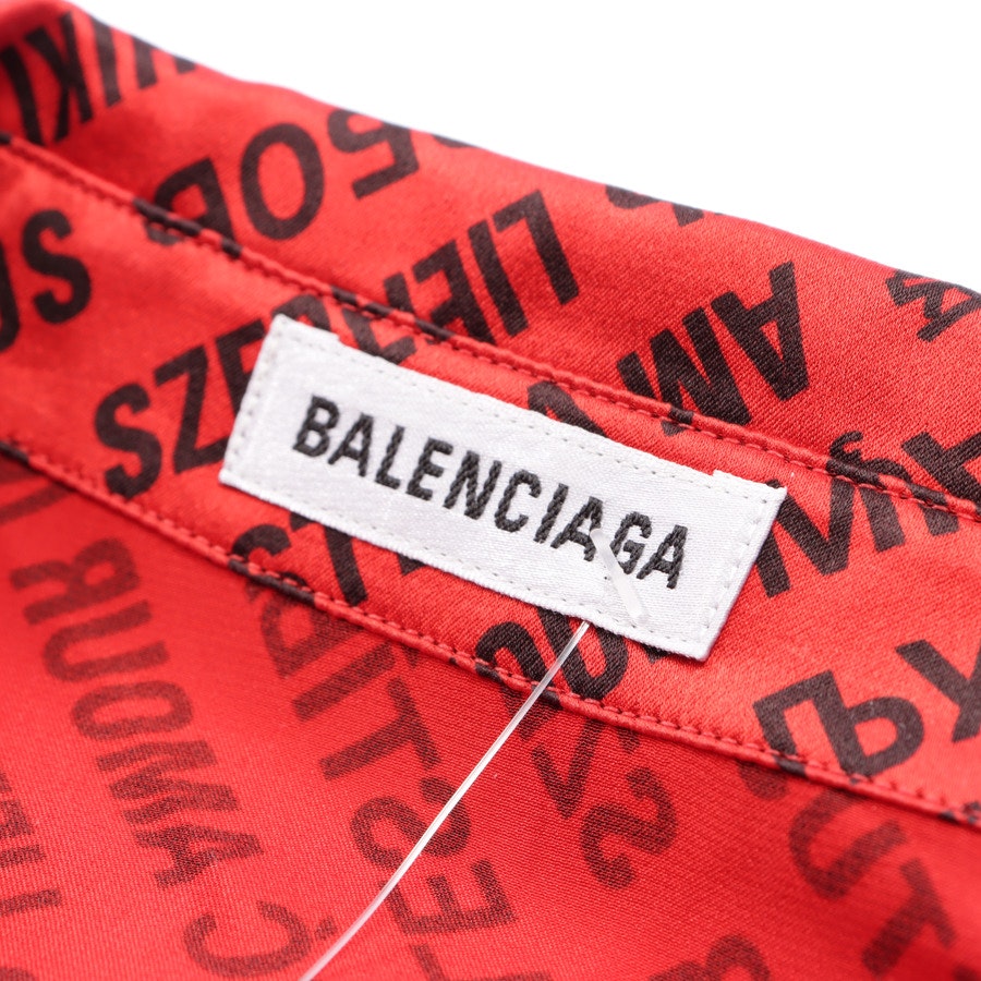 Silk Shirt from Balenciaga in Red and Black size 36 FR 38