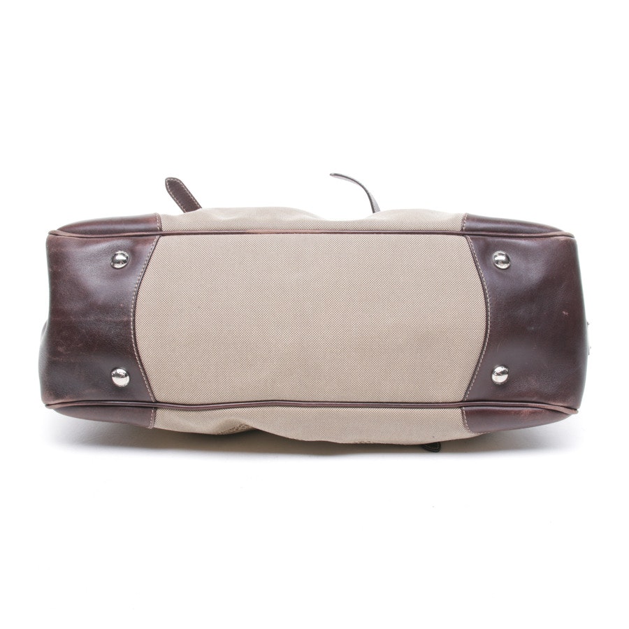 Shoulder Bag from Prada in Tan and Dark brown
