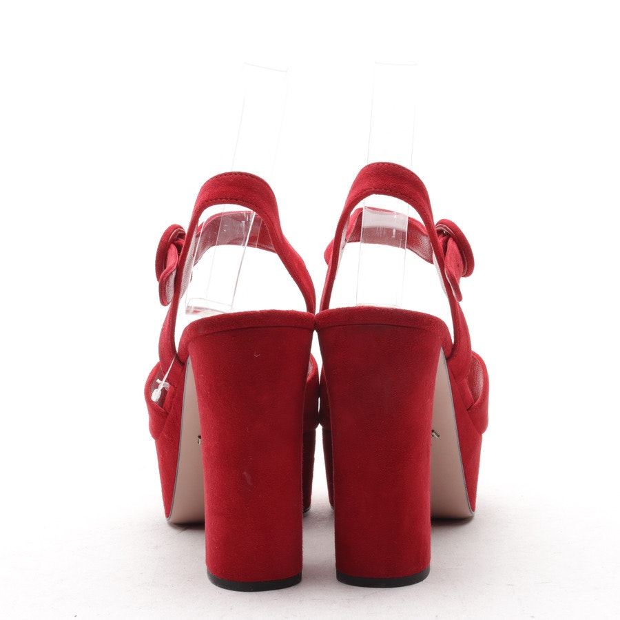 Heeled Sandals from Prada in Red size 37 EUR