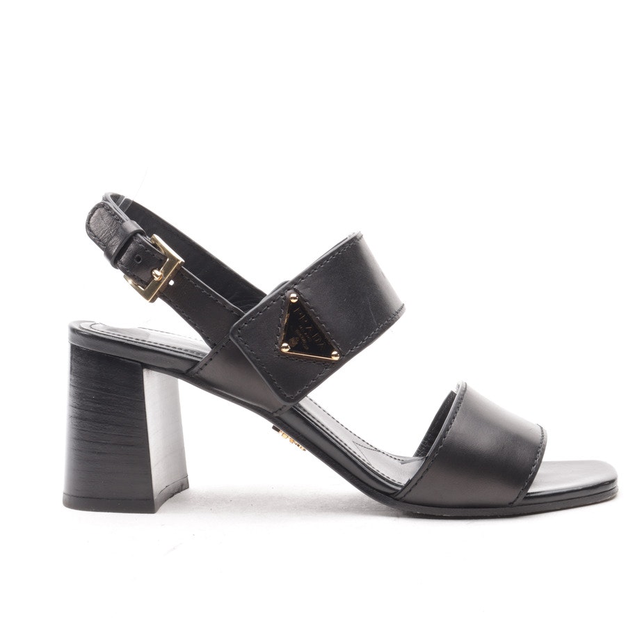 Heeled Sandals from Prada in Black size 37,5 EUR
