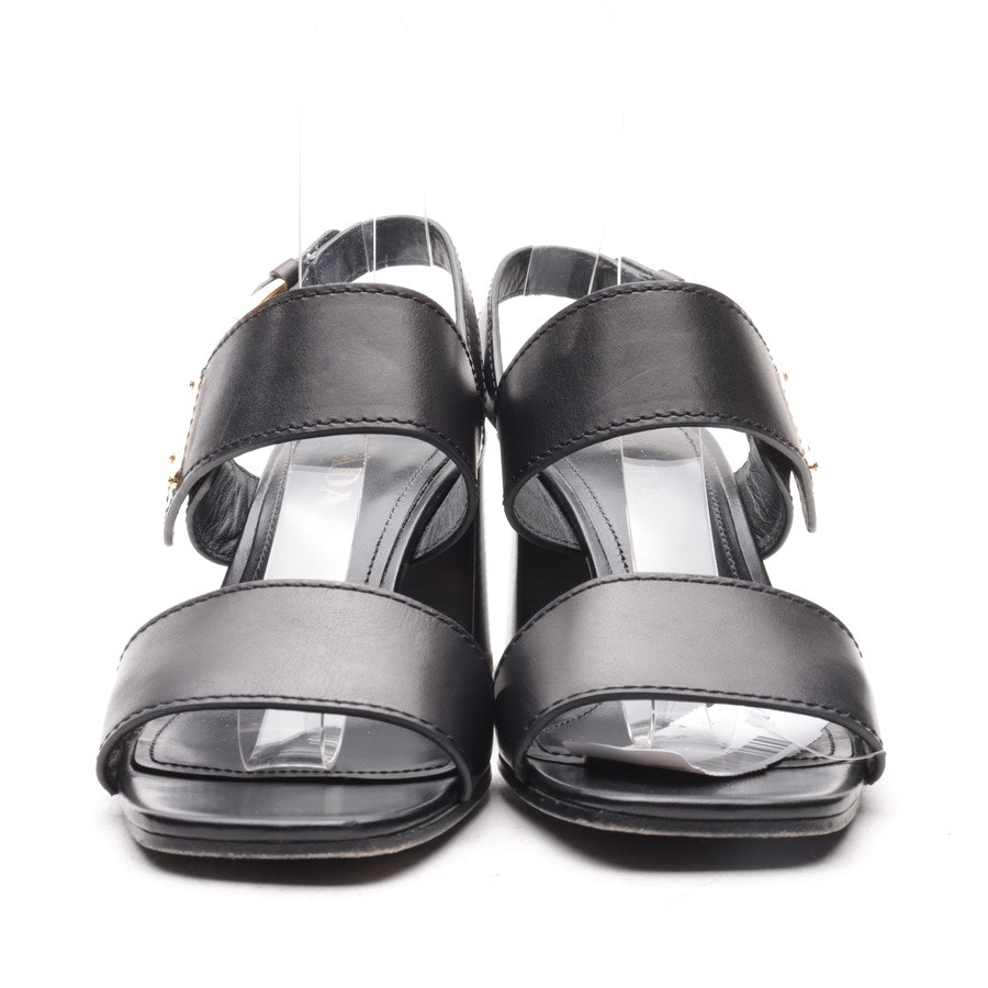Heeled Sandals from Prada in Black size 37,5 EUR