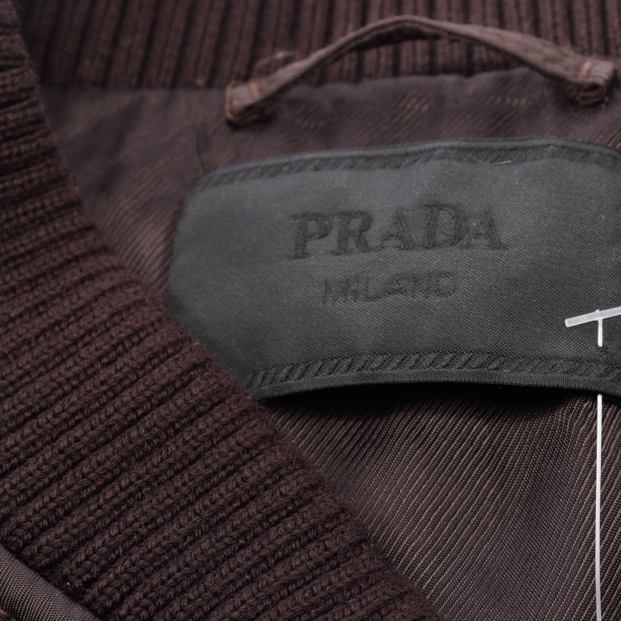 Between-seasons Jacket from Prada in Dark brown size 58