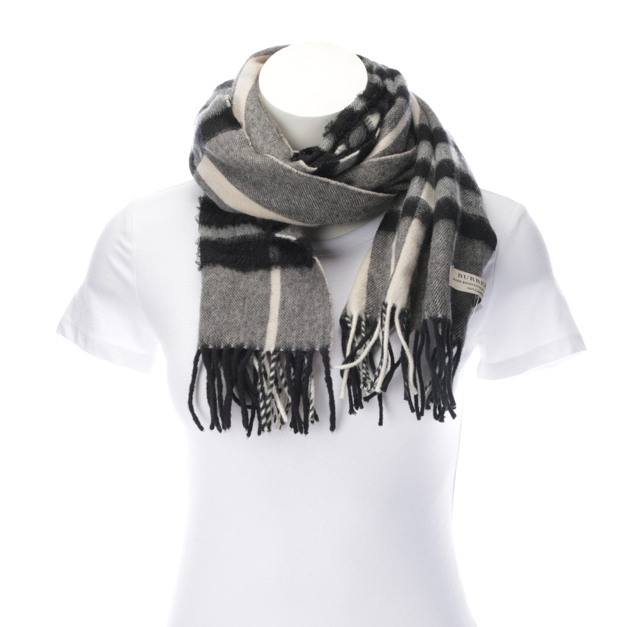 Cashmere Shawl from Burberry in Black and Beige