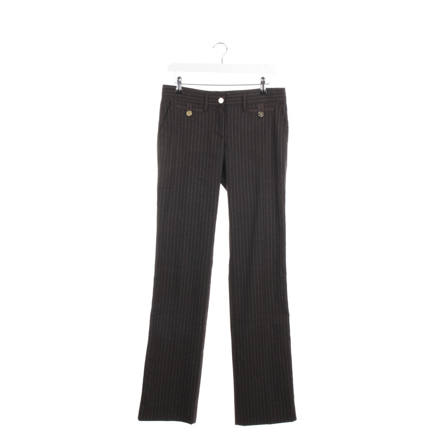 Trousers from Dolce & Gabbana in Anthracite and White size 36 IT 42