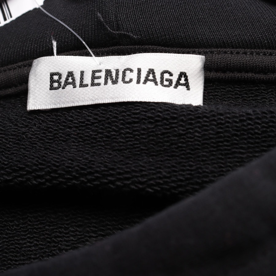 Hooded Sweatshirt from Balenciaga in Black and White size XS