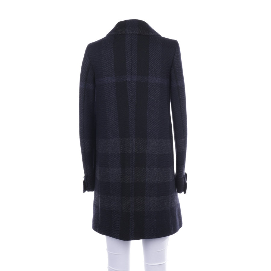 Wool Coat from Burberry London in Darkblue and Black size 30 UK 4