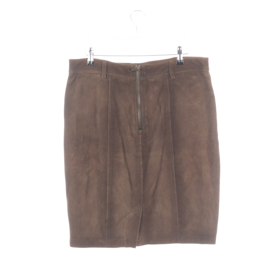 Leather Skirt from Burberry Brit in Cognac size 38