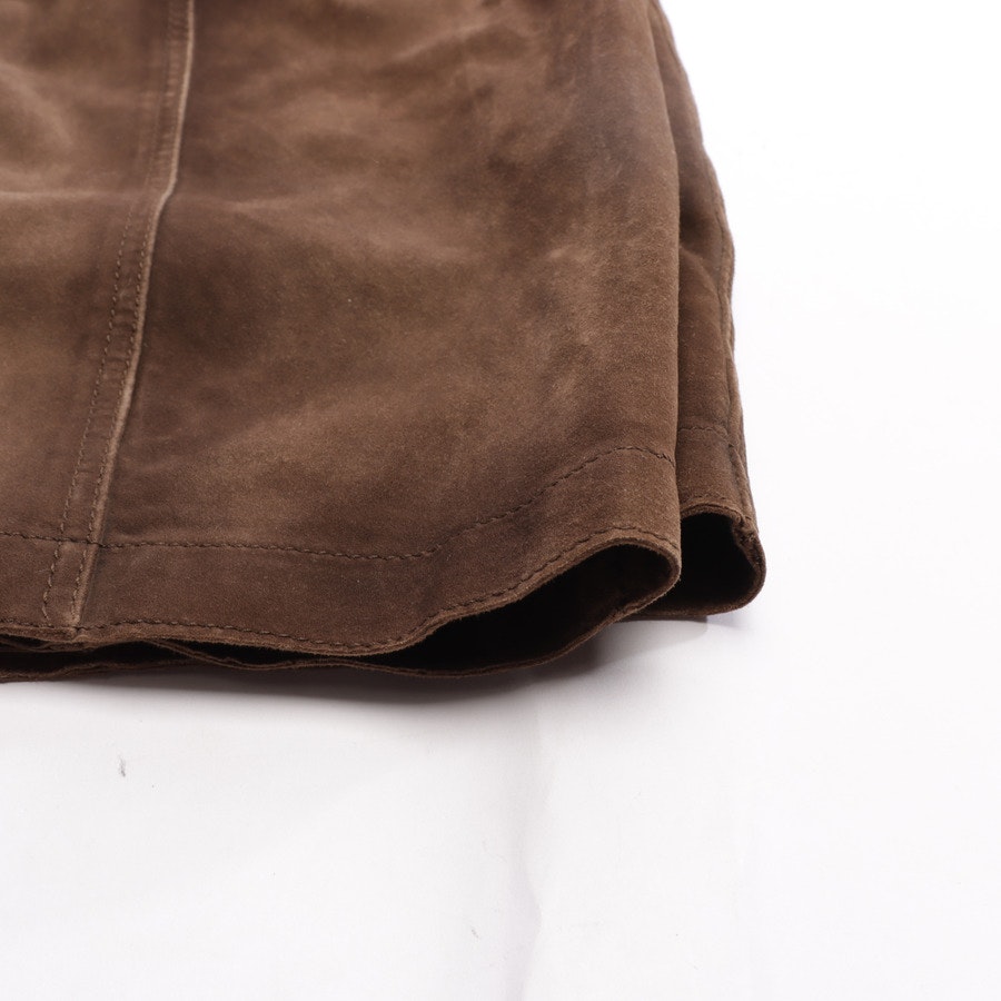 Leather Skirt from Burberry Brit in Cognac size 38