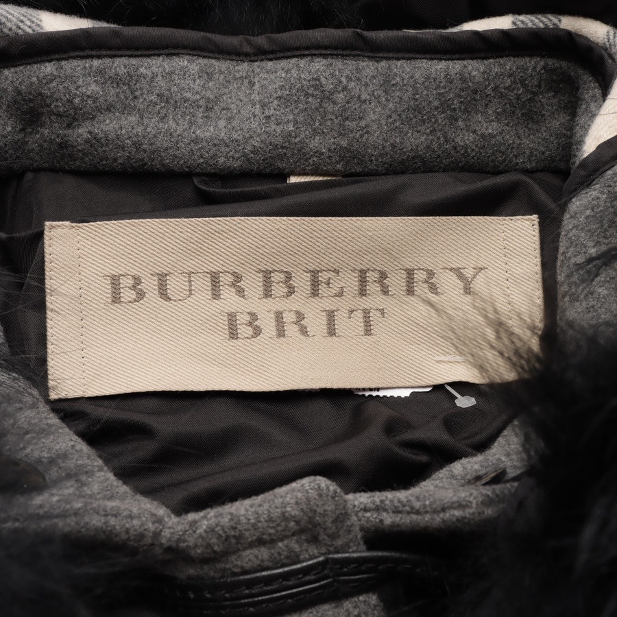 Wool Coat from Burberry Brit in Gray size 32 UK 4