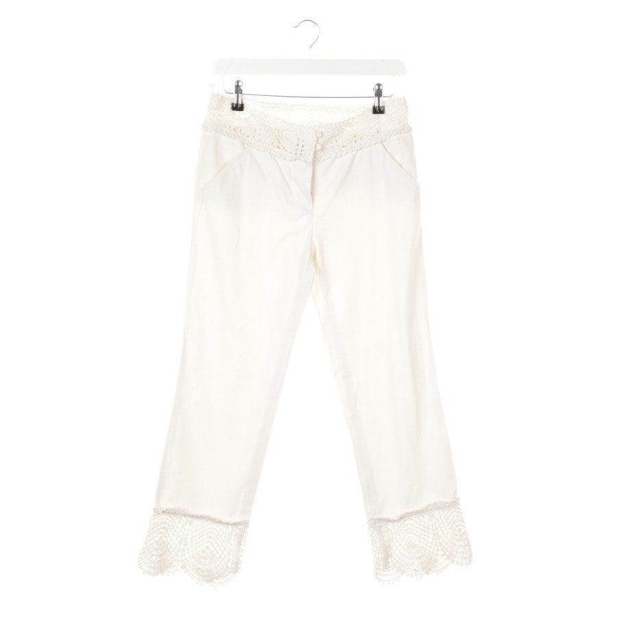 Trousers from Chanel in Ivory size 34 FR 362
