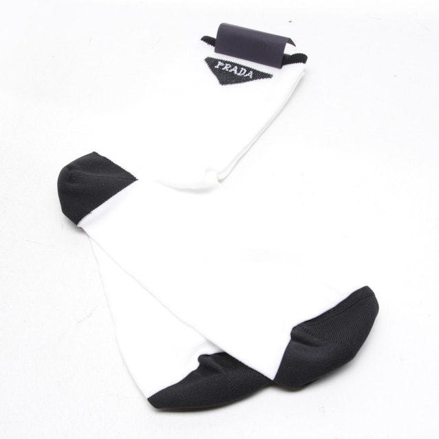 Bild 1 von Socken von Prada in Weiß und Schwarz Gr. M Neu | Vite EnVogue