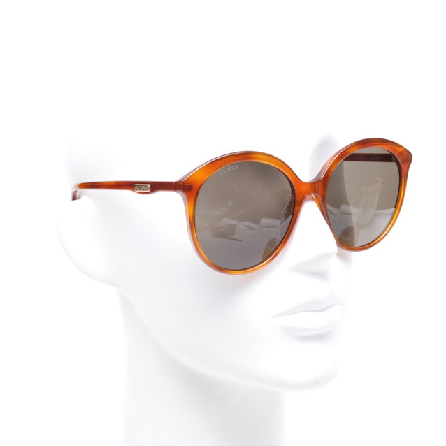 Sonnenbrille von Gucci in Orange Rot GG0257S | Vite EnVogue