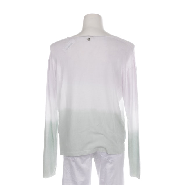 Pullover von Rich & Royal in Weiß und Hellblau Gr. XL | Vite EnVogue