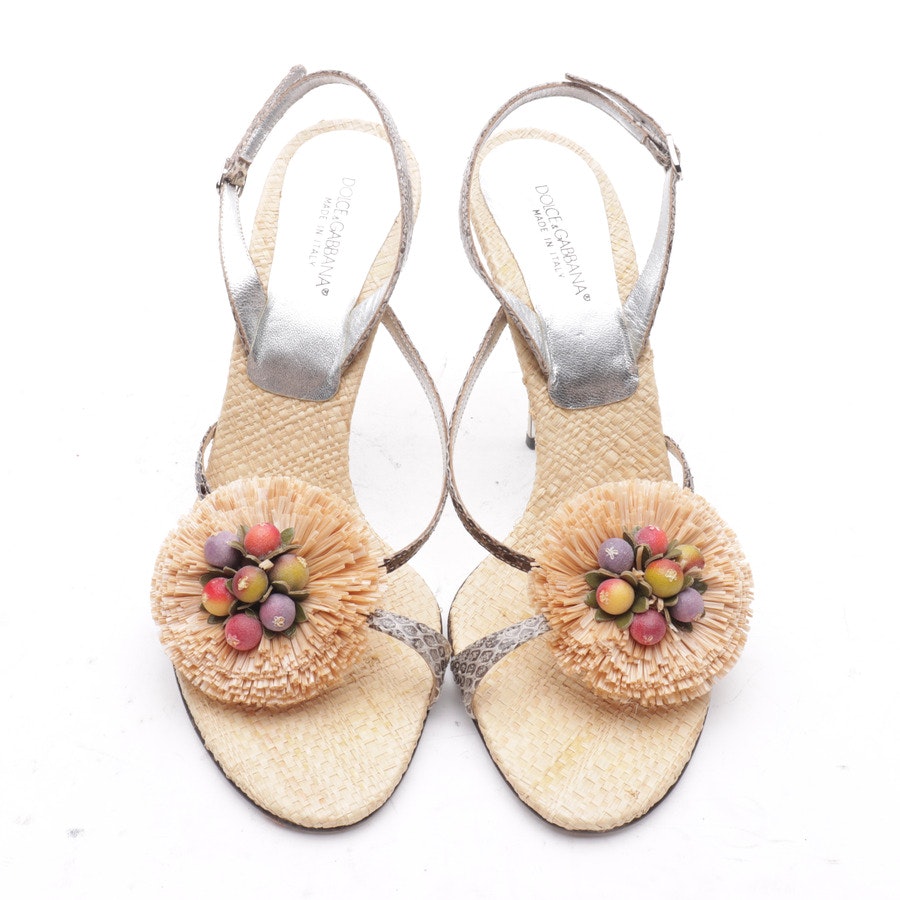 Heeled Sandals from Dolce & Gabbana in Multicolored size 39 EUR