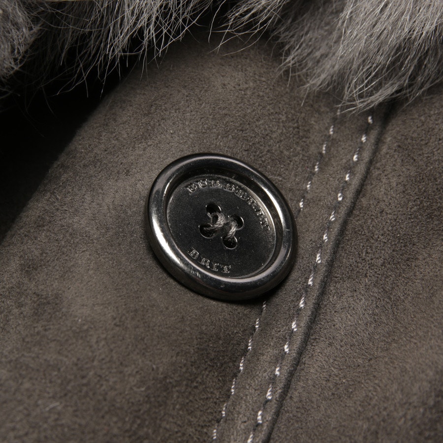 Sheepskin Coat from Burberry in Gray size 36 UK 10