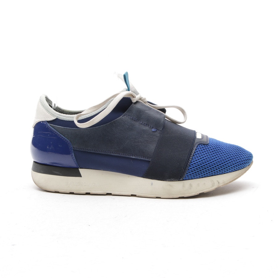 Trainers from Balenciaga in Blue and White size 40 EUR Race Runner