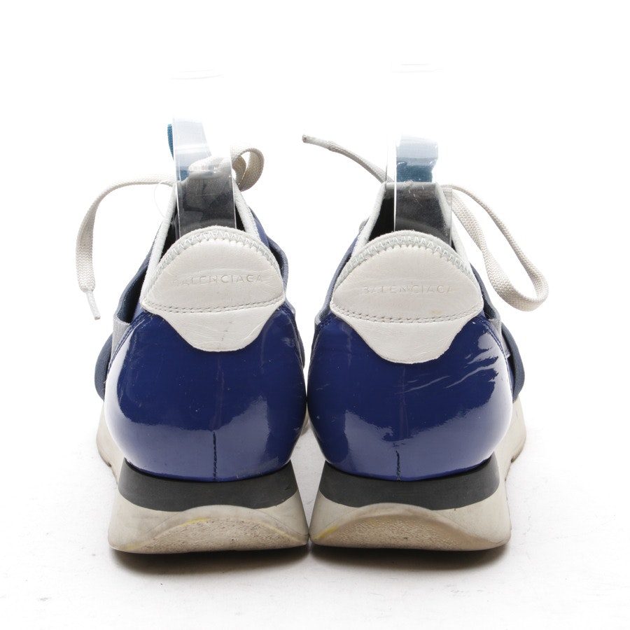 Trainers from Balenciaga in Blue and White size 40 EUR Race Runner