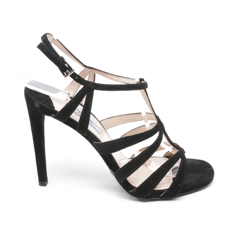Heeled Sandals from Prada in Black size 38,5 EUR
