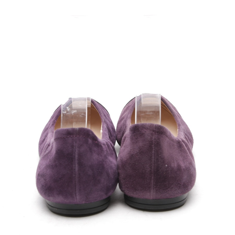 Ballet Flats from Prada in Darkviolet and Black size 38,5 EUR